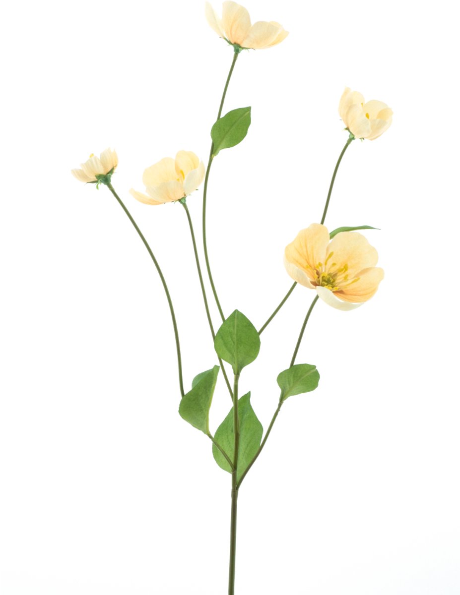 Nova nature - Melastoma spray peach 76 cm kunstbloem