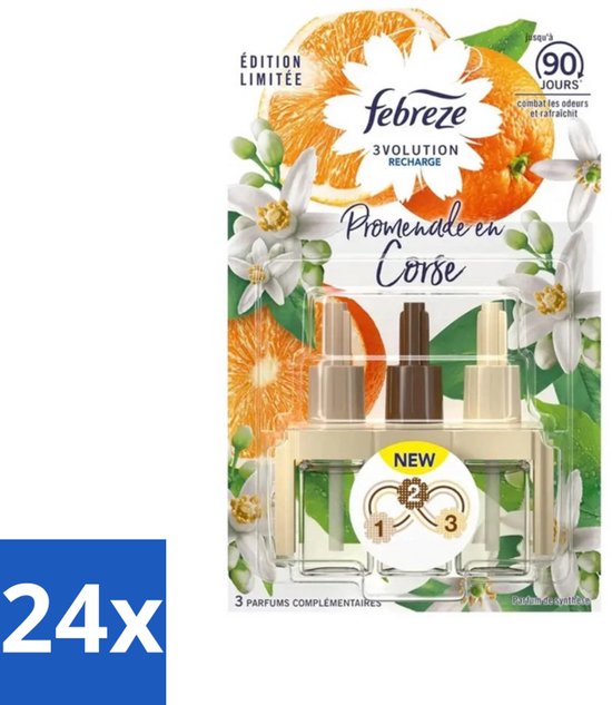 Febreze 3Volution Raumduft Lufterfrischer l Duftstecker l Nachfüller 20ml Febreze 3Volution Raumduft Lufterfrischer l Duftstecker l Nachfüller 20ml