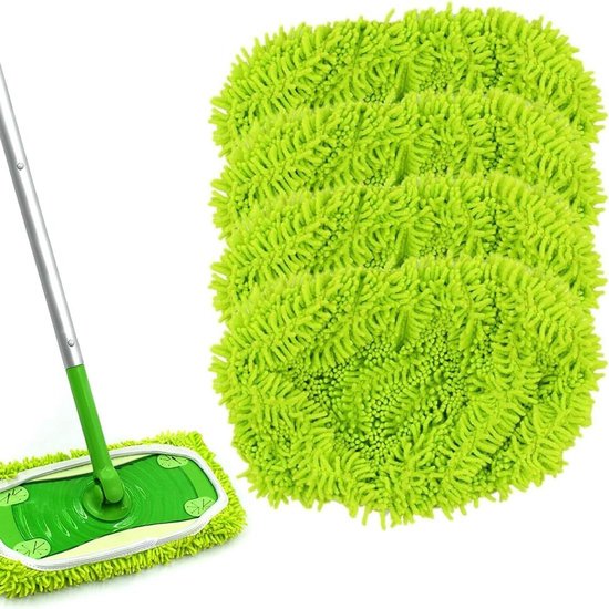 KEEPOW Herbruikbare vloerdoeken voor Swiffer vloerwisser, 2 roze KEEPOW Herbruikbare vloerdoeken voor Swiffer vloerwisser, 2 roze