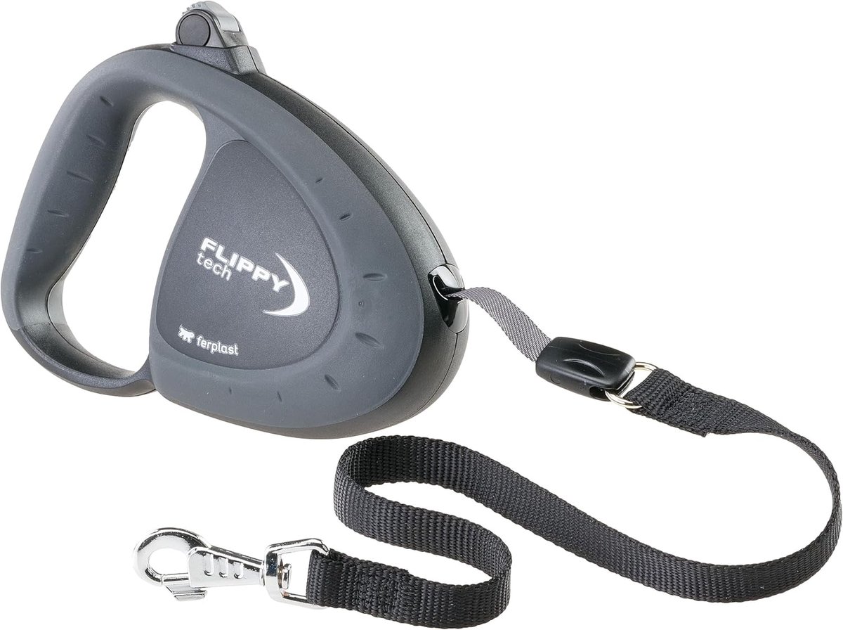 Uitschuifbare hondenriem voor grote honden tot 50 kg - Max. 5 m met ergonomische knop