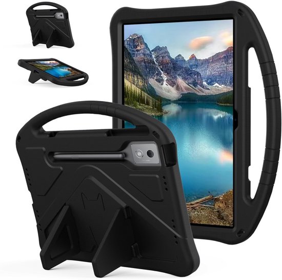 Housse Coverup pour tablette Lenovo Idea Tab Pro - Étui antichoc Kids - Zwart