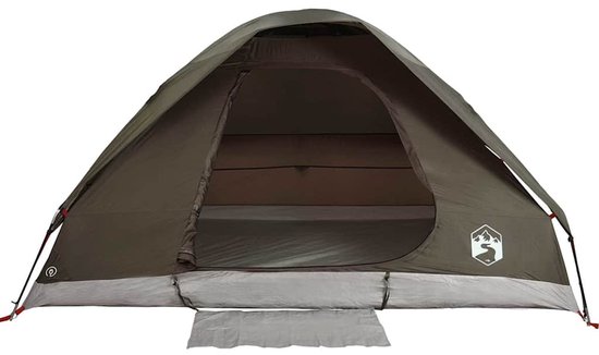 vidaXL - Koepeltent - 6-persoons - waterdicht - bruin van Vidaxl — afbeelding 5