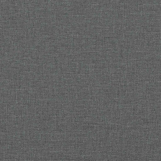 vidaXL - Coussin tête de lit - 180 - cm - tissu - gris foncé