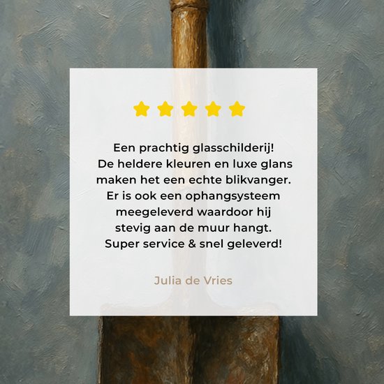 MuchoWow® Glasschilderij 180x120 cm - Schilderij acrylglas - Schep - Gereedschap - Schilderij - Foto op glas - Muurdecoratie woonkamer - Wanddecoratie slaapkamer - Schilderijen