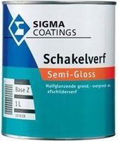 Sigma Schakelverf Semi-Gloss 1l Wit