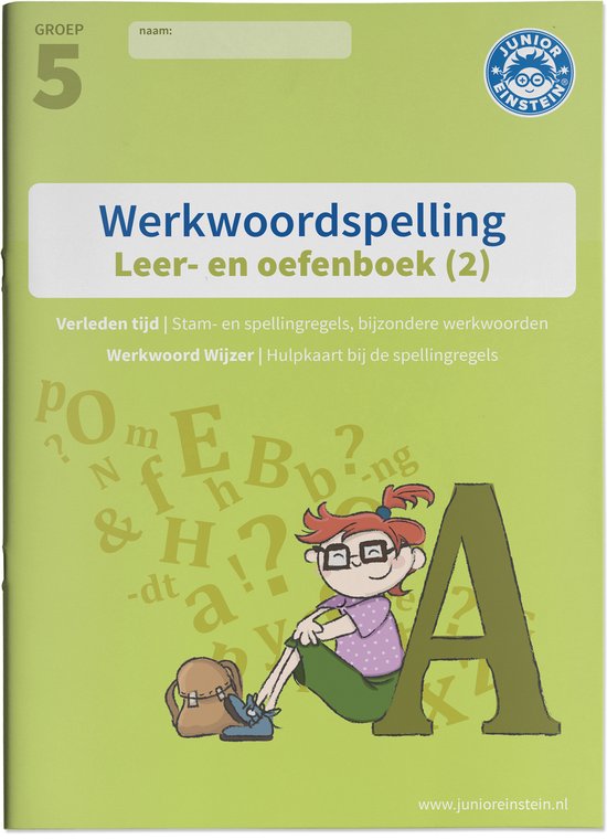 Werkwoordspelling 2 Spellingsoefeningen verleden tijd groep  ... - cover