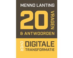 Omslag van 20 vragen & antwoorden over digitale transformatie