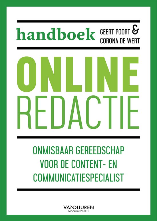 Handboek online redactie - cover