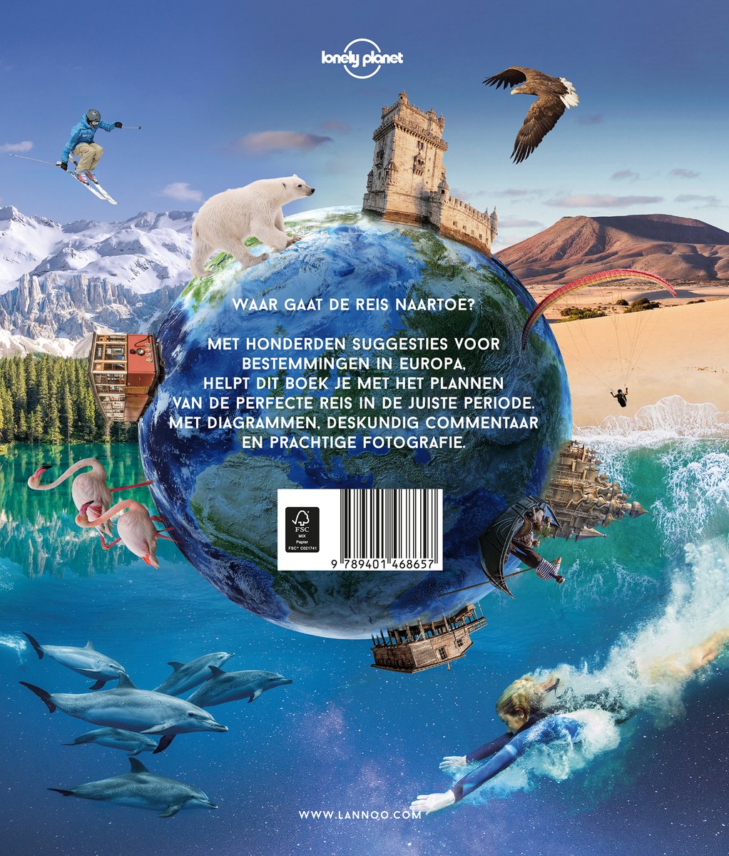 Lonely Planet's Ultieme Reisplanner Europa - back cover