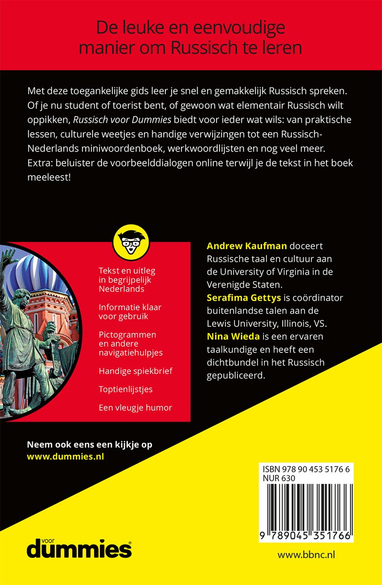 Voor Dummies - Russisch voor Dummies - back cover