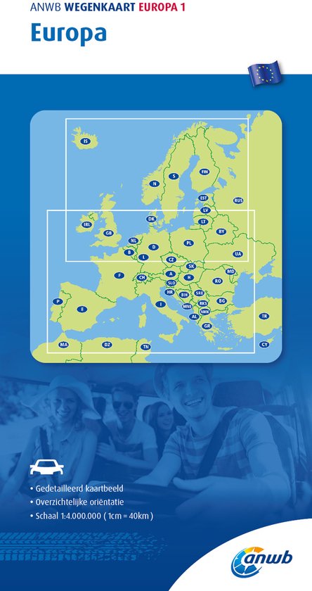 Wegenkaart- Europe road map
