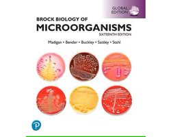 Omslag van Brock Biology of Microorganisms Biology, 16th Global Edition + Mastering Biology with Pearson eText