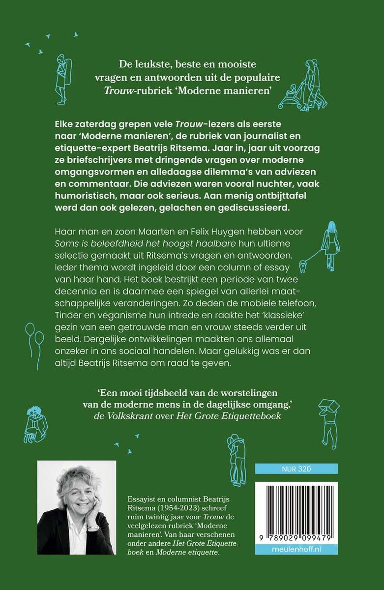 Soms is beleefdheid het hoogst haalbare - back cover