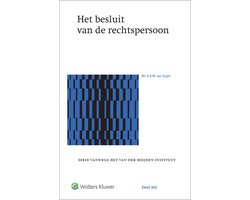 Het besluit van de rechtspersoon