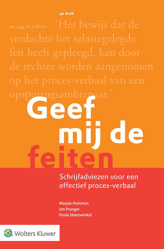 Geef mij de feiten - cover