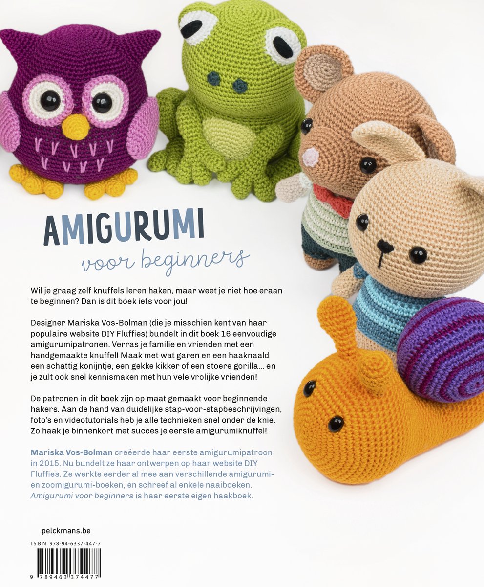 Amigurumi voor beginners - back cover