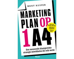 Omslag van Marketingplan op 1 A4