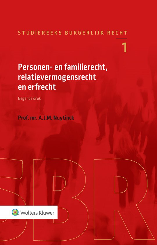 Studiereeks burgerlijk recht 1 - Personen- en familierecht,  ... - cover