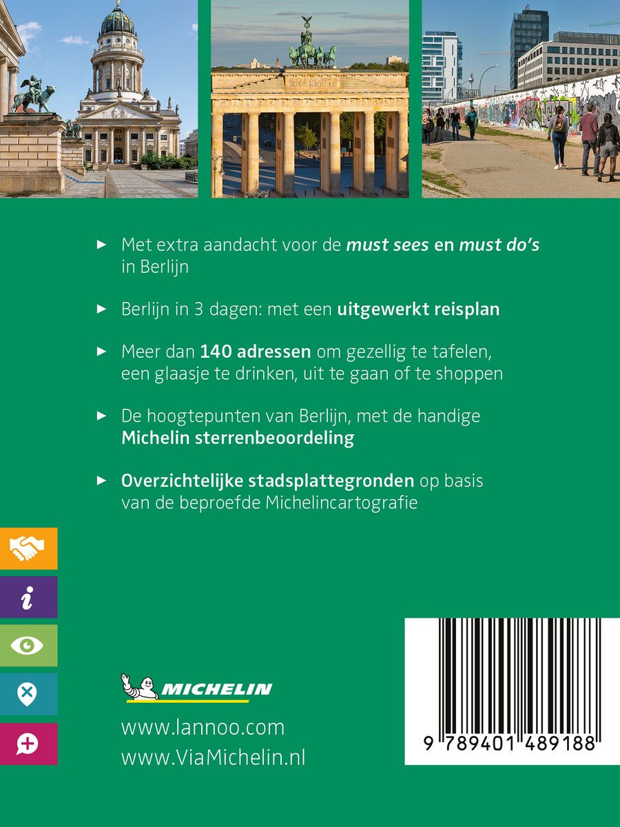 De Groene Reisgids Weekend Berlijn: must sees, reisplan, 140 adressen, sterrenbeoordeling, stadsplattegronden.