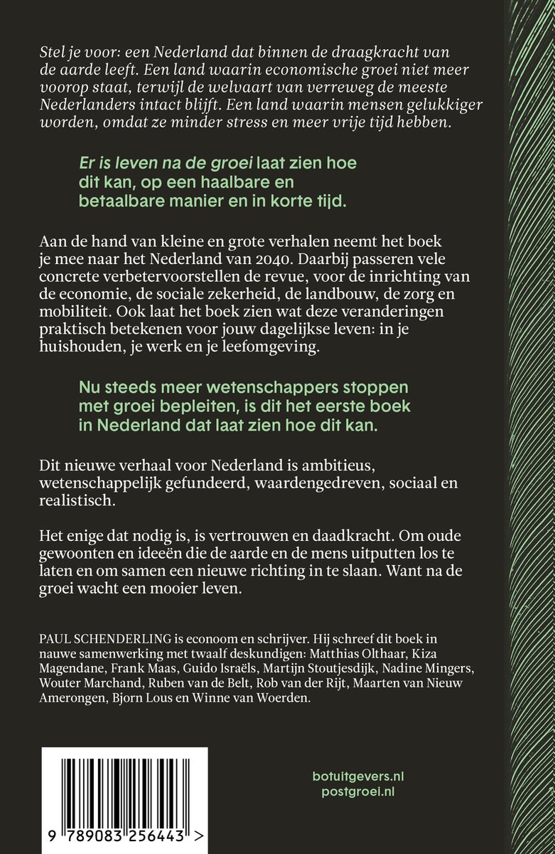 Er is leven na de groei - back cover