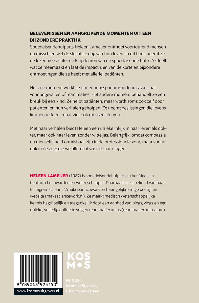 Op de spoedeisende hulp - back cover