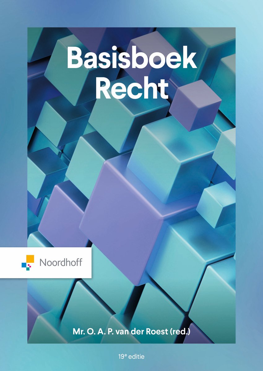 Omslag van Basisboek Recht