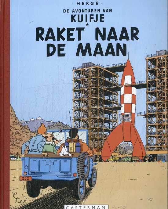 De avonturen van Kuifje - Kuifje Facsimile Kleur raket naar de maan