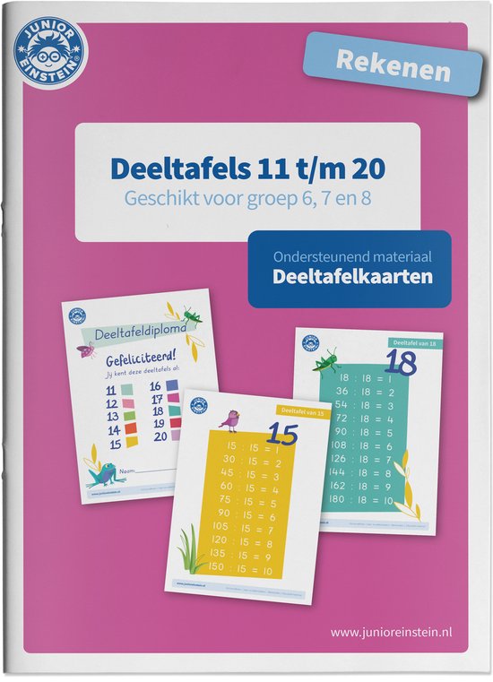 Deeltafels 11 tot en met 20 Geschikt voor de groepen 6, 7 en ... - cover