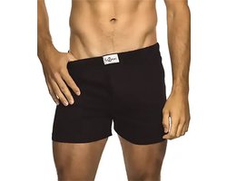 Beeren Funderwear-Fun2wear boxershort wijd model, uni - Losse boxershort mannen - 100% katoen - Zwart / M