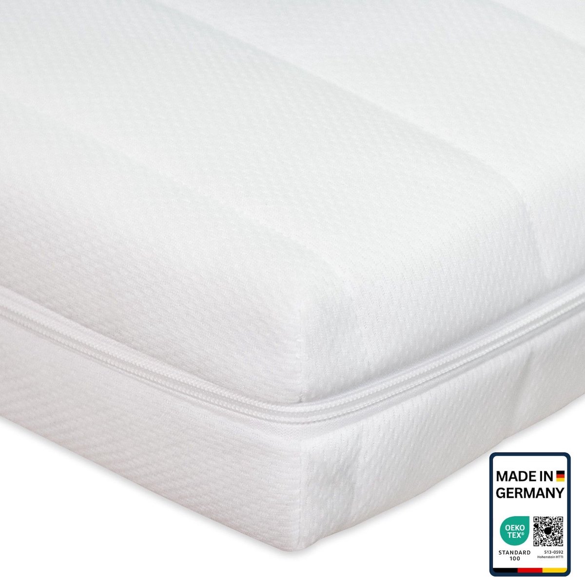 Sleepneo Kinder Matras 60x120 - 11 cm dik - Sleepneo - H3/H4 - Koudschuim - Zacht wit