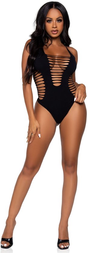 Leg Avenue - Body Racer Sans Couture avec Lacets