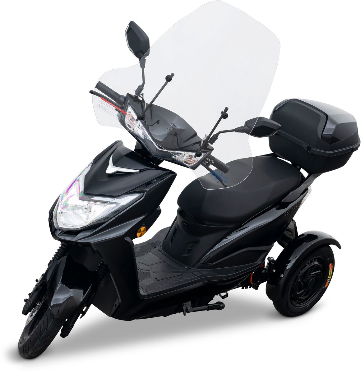 Retelli Conforto - scootmobiel - zwart - actieradius 75 kilometer - 72v/35ah - inclusief rijklaar maken & bezorging - rijden zonder helmplicht en rijbewijsplicht
