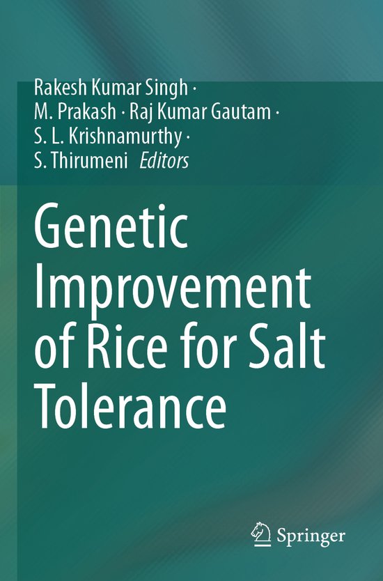 Genetic Improvement of Rice for Salt Tolerance - cover