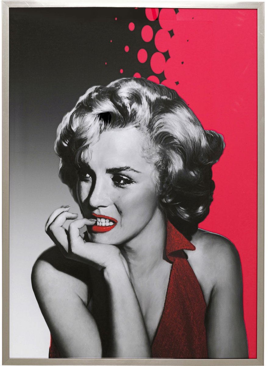 Ingelijste Foto Diva Pixel Thinking 103x73cm Kare Design