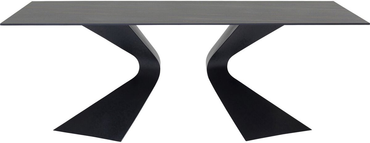 Kare Eettafel Gloria Black Ceramic