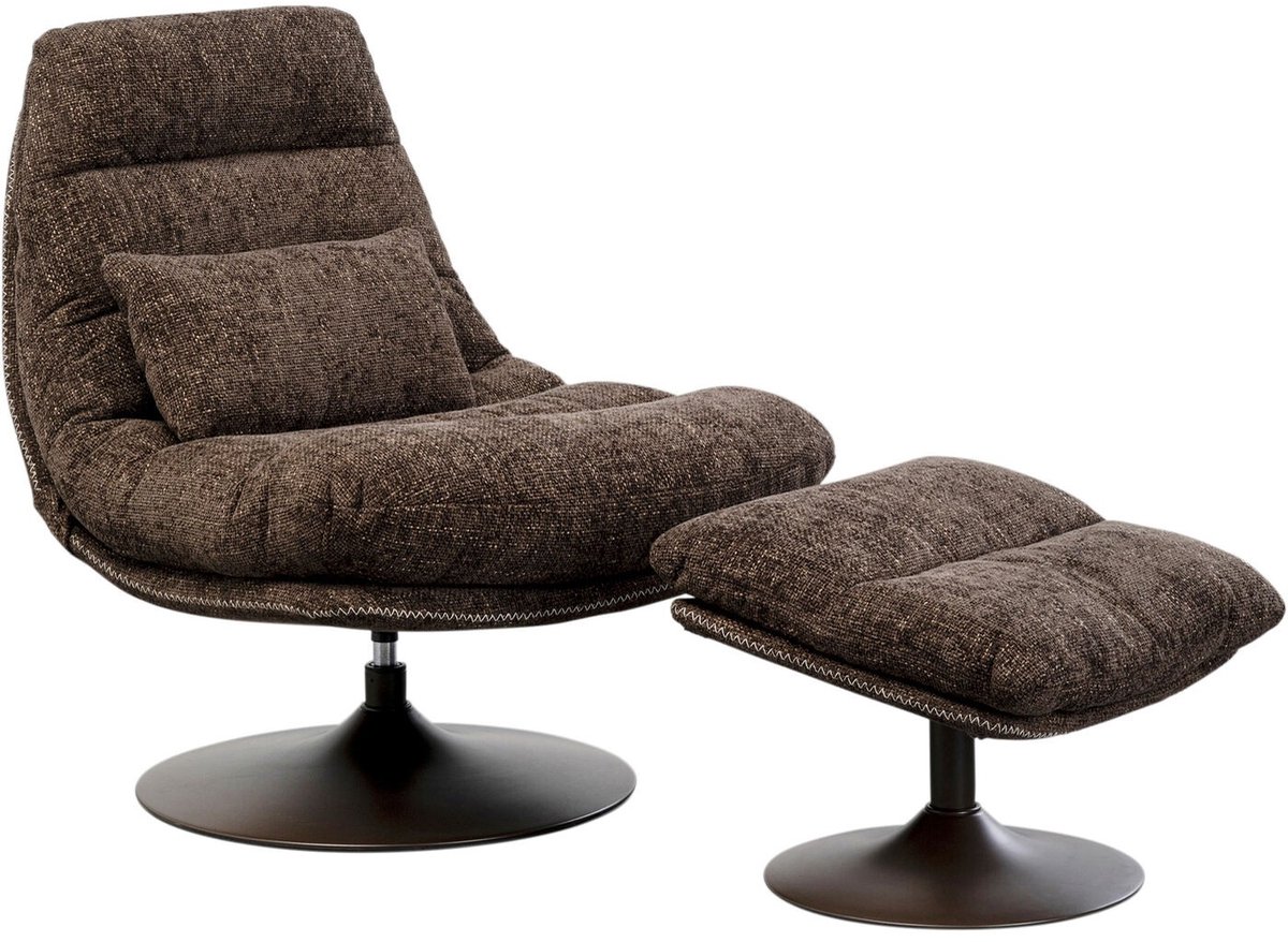 Draaifauteuil en Voetsteun Montreal Kare Design