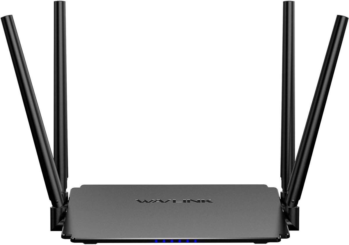 WLAN-router 1200 Mbit/s met Dual Band en 4x5dBi-antennes voor Optimaal WiFi-bereik