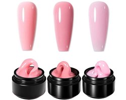 HEMA Born Pretty - Builder gel - 3x15 ml - -vrij - Buildergel - Builder gel nagels - Builder gel set - Builder gel gel nagels - Gelnagels - Gel nagels - Gel voor nagels - Hard gel - Polygel