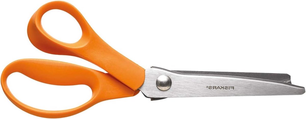 Kartelschaar lengte: 23 cm voor rechtshandigen roestvrij staal/kunststof oranje - Classic 1005130
