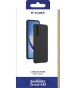 Bigben Connected, Hoes Geschikt voor Samsung Galaxy A35 Schokbestendig SoftTouch silicone, Zwart