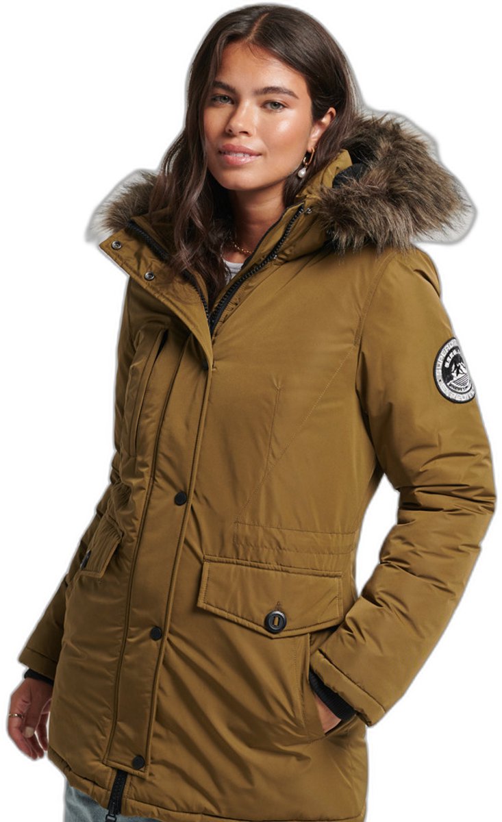 Superdry Ashley Everest parka Dames Gewatteerde jassen Creme
