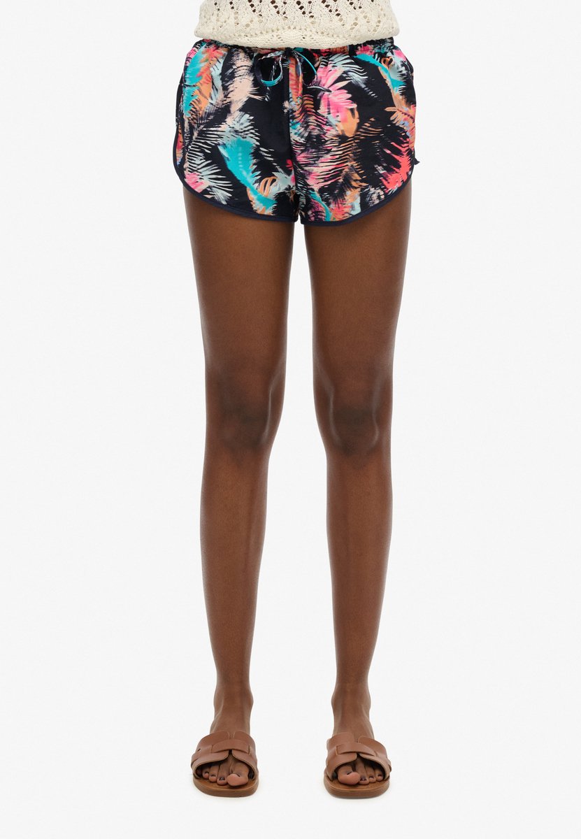 Superdry Vintage Printed Beach Korte Rok Veelkleurig M Vrouw Fluro Tropic