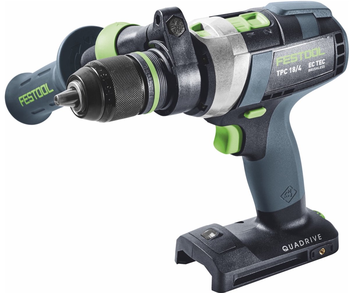 Festool TPC 18/4 I-Basic-Set QUADRIVE Accu klop-/schroefboormachine 18V Basic Body in Systainer - 577625 – foto 8