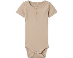 Name It Kab Button Korte Mouw Romper - Mt. 56 - Pure Cashmere
