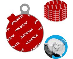 Dashboard Pad Montage Disk Sticky Adhesive Vervanging Kit - 6 stks 70mm Cirkel Hittebestendige Dubbelzijdige Stickers voor Zuignap Auto Telefoonhouder Disc & Voorruit Dash Cam