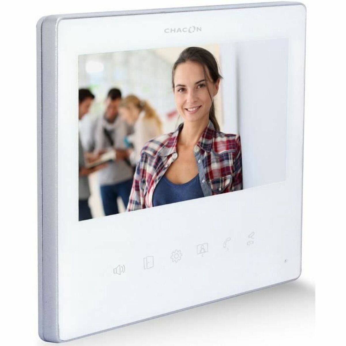 Chacon Bedrade Videofoon Intercom - 7'' Scherm - 2-Draads Chacon Bedrade Videofoon Intercom - 7'' Scherm - 2-Draads