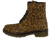 Bullboxer Meisjes Veterboots Ahc501 - Cognac - Maat 35