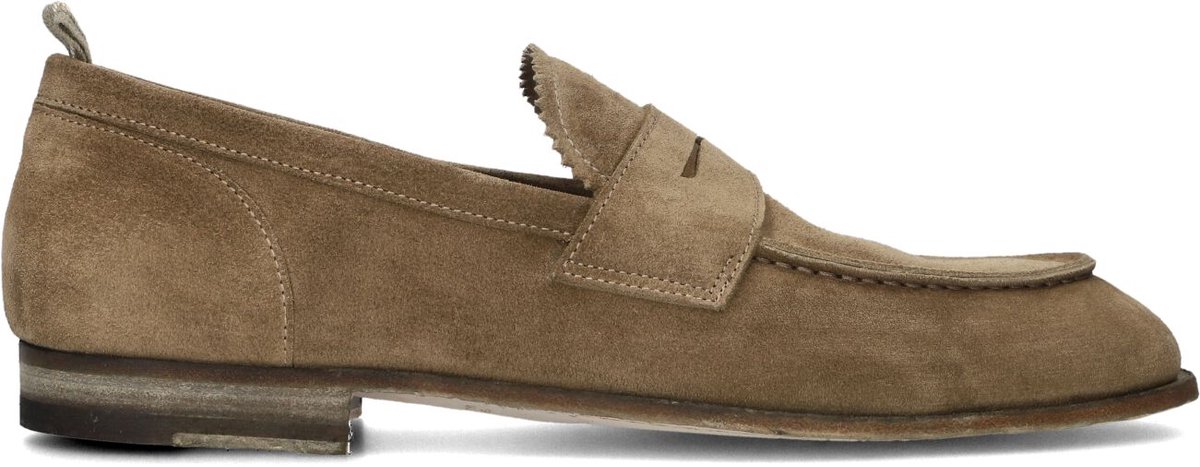 Officine Creative Solitude Loafers - Suède Instapper - Heren - Taupe - Maat 43