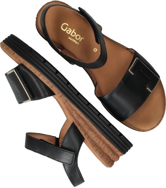 Sandales pour femmes Gabor pour femme - noires - pointure 6,5