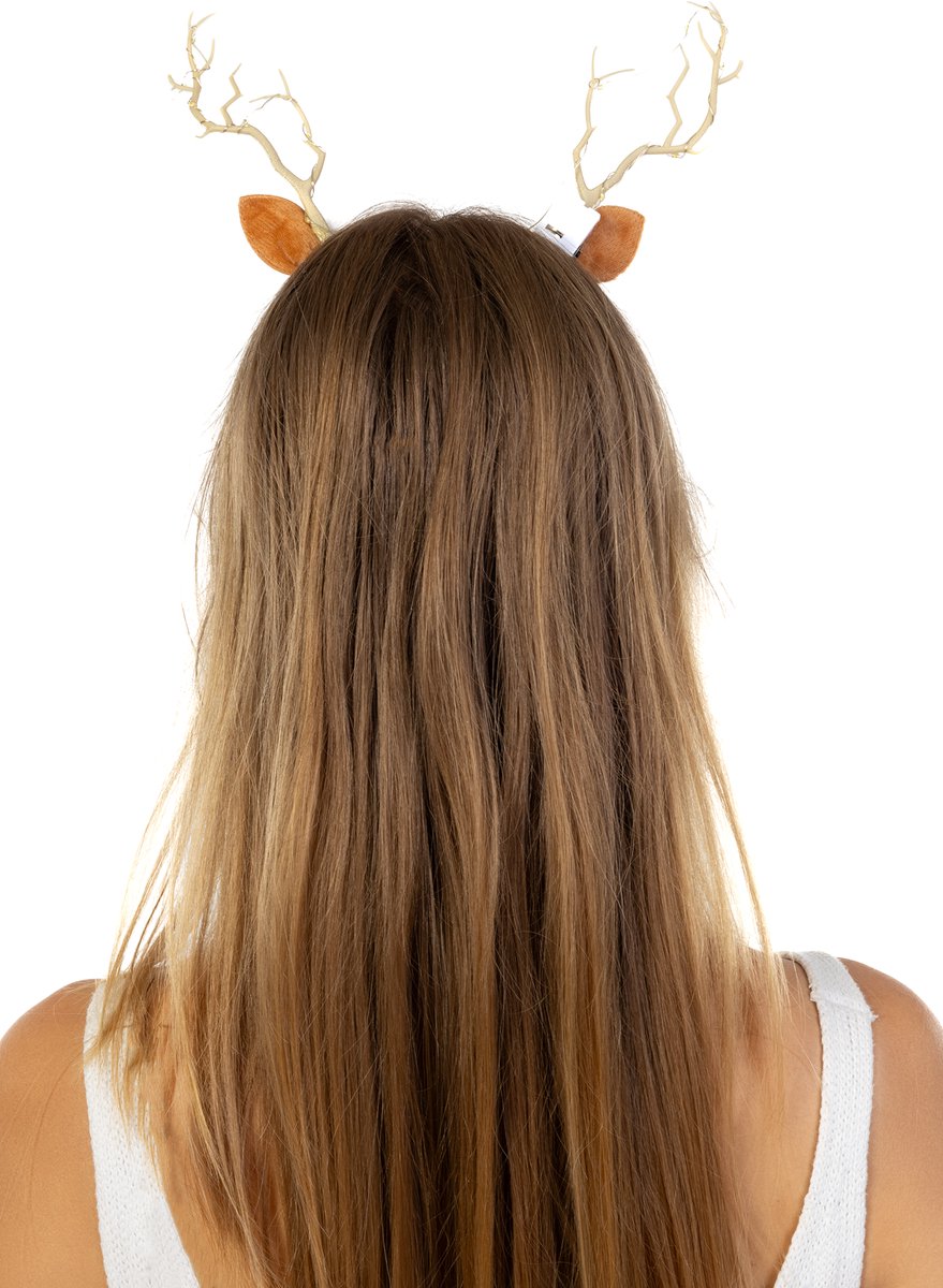 ZIOYA 12 stuks haarspelden Kerstmis gewei haarspeld hertengewei rendier gewei haarspelden Kerstmis haarspelden elandgewei haarclips voor kinderen haarclips haaraccessoires dames